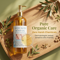 Minyak Esensial Grosir  Minyak Esensial Asam Kojic untuk Wajah dan Tubuh, Menutrisi dan Melembapkan Perawatan Kulit, Minyak Pijat Tubuh