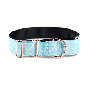 <span class=keywords><strong>Collar</strong></span> de perro martingala con impresión personalizada diseño de moda fuerte resistente sin estrangulamiento con anillo en D para perros de cuello ancho - Product Image 3