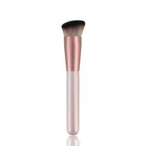 Brocha de maquillaje de alta calidad, personalizada, vegana, base única líquida, parte superior plana, <span class=keywords><strong>Kabuki</strong></span>, Etiqueta Privada - Product Image 1