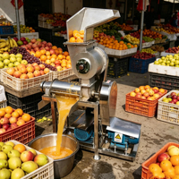 Presse-agrumes industriel en acier inoxydable 304 pour fruits et légumes, presseur à froid pour agrumes, gingembre, citron, orange, garantie 1 an, haute performance