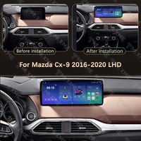 Maisimei Cadre d'autoradio 12,3 pouces en promotion pour MAZDA 2016-2020 CX-9 NOIR UV Kits de cadre de navigation automobile avec câble