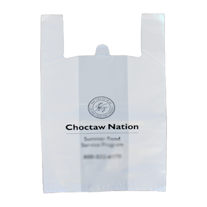 Bán buôn tùy chỉnh tái chế túi nhựa với logo in ấn HDPE/PE T-Shirt vest mang theo túi xách cho siêu thị & hàng tạp hóa mua sắm - Product Image 2