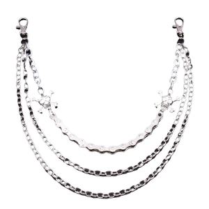 2025ใหม่ DS บุรุษเครื่องประดับกระโดดกางเกงยีนส์สายโซ่ที่กำหนดเองหัวสาย<span class=keywords><strong>คล้อง</strong></span>กระเป๋าเงินนักขี่จักรยาน - Product Image 3