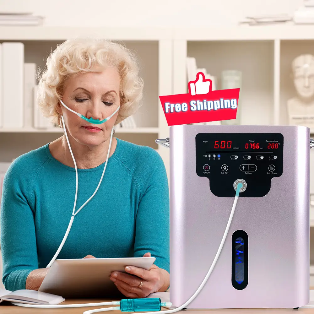 Nhật Bản OEM ODM hydrogen gas inhaler xách tay Hydrogen Máy Thở Hydro Máy phát điện nước Hydro