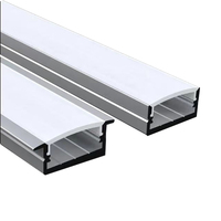 Profilé en aluminium pour bandes LED linéaires, éclairage mural, diffuseur d'escalier, extrusion, éclairage de plafond, profilé en aluminium pour bande LED