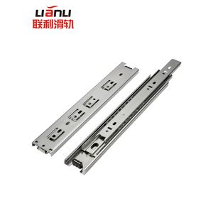 Corredera para cajones Lianli de 45 cm de ancho, de tres secciones, modelo IDB56, reforzada, para uso doméstico, incluyendo gabinetes de cocina, cómodas de cinco cajones y - Product Image 4