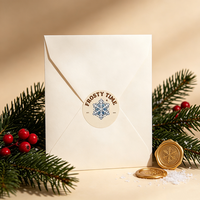 Papier adhésif multifonctionnel, autocollant personnalisé avec logo, décorations de Noël, papier autocollant imperméable pour cadeaux