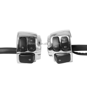אופנוע שחור 1 "25 מ" מ handlebar להפוך את מתג בקרת אות עבור הרלי Sportster xl 1200 883 vrod xl883 ספורטסטר V-ROD - Product Image 3