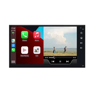 Universele 2 Din 7 ''Ips Touchscreen Gps Wifi Achteruitrijcamera Android Auto Dvd Radio Android 11 Mp5 Speler