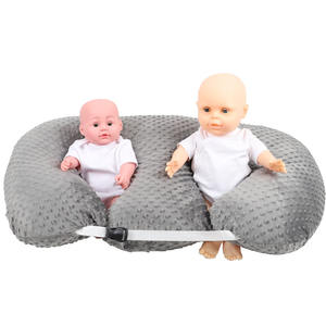 Factory Wholesale Cotton Slipcover Newborn <strong>Feeding</strong> Nursing <strong>Pillow</strong> For <strong>Twins</strong> - Product Image 2