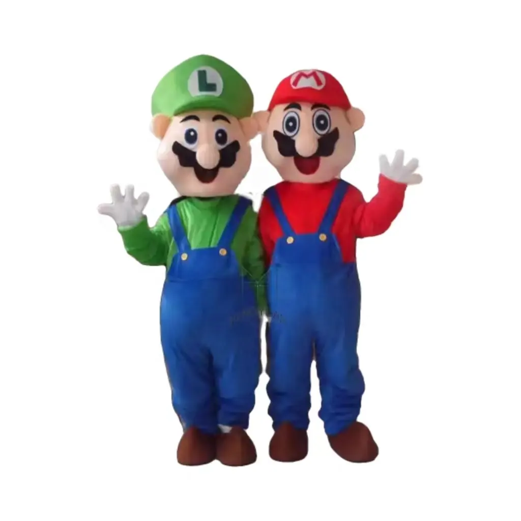 Hengyuan – mascotte personnalisée Super Mario, mascotte en peluche douce pour exposition de Costumes de mascotte