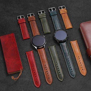 สายนาฬิกาหนังแท้แบบกำหนดเองสำหรับ OEM Horween/Crazy Horse/ Martino/WAX/MBox/Saffiano/Epsom/Suede ใช้แทนสายเดิมได้กับนาฬิกาทุกประเภท - Product Image 6