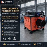 Machine de cintrage automatique d'armatures GWH50, cintreuse de barres d'acier robuste 12-40mm R500 1067kg XUANHUA