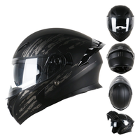 Nouveau Casque Modulable Relevable avec Casques de Moto pour Hommes Motard