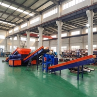 Déchiqueteur industriel à quatre arbres Shengzhong pour métaux, déchiqueteuse à quatre arbres pour ferraille, prix de la machine de recyclage de la ferraille alliée