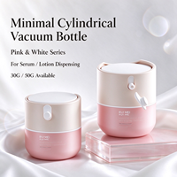 Pot cosmétique sous vide 30g 50g en PP pour crème, lotion, sérum – Contenant vide personnalisable avec logo pour emballage cosmétique