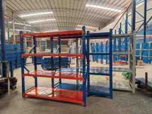 Modelos explosivos Estantes sin pernos Estantería de servicio medio Estantería de <span class=keywords><strong>4</strong></span> niveles Estantería de estructura de acero Estante de exhibición - Product Image 4