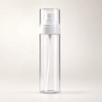 Flacon pulvérisateur en plastique vide avec pompe à brume fine 80 ml 100 ml 120 ml pour parfum, tonique, emballage cosmétique