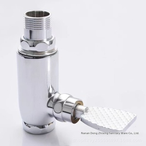 Valve de chasse d'eau à pédale à double chasse # Type de sens à fermeture automatique pour grand urinoir ou accroupi pour salle de bain - Product Image 2