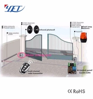 Détecteur de mouvement à faisceau unique infrarouge certifié ROHS YET607 IP56 pour la protection de la sécurité des portes
