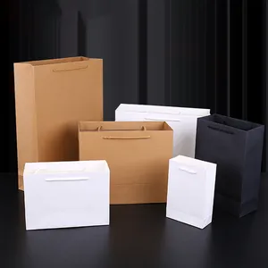Sacs d'emballage en papier design personnalisé, vente en gros, livraison gratuite