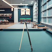Queues de billard et de billard en fibre de carbone durables Bâton pour membres amélioré par la technologie du fabricant