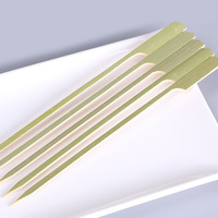 Brochettes en bambou Teppo pour drapeaux de table, 12/15/18/20 cm – Brochettes de barbecue en bambou durables et de haute qualité – Outil en bambou pour grillades en extérieur
