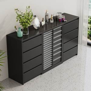 Meuble de présentation de vernis à ongles simple face en bois avec tiroirs de rangement pour gel à ongles et bijoux – Vente chaude directe usine - Product Image 1