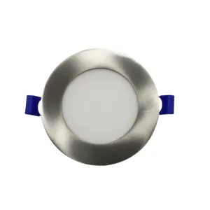 Lampu Pot Panel Led, cahaya langit-langit Ultra tipis aluminium bulat 9w 12w 18w 24w