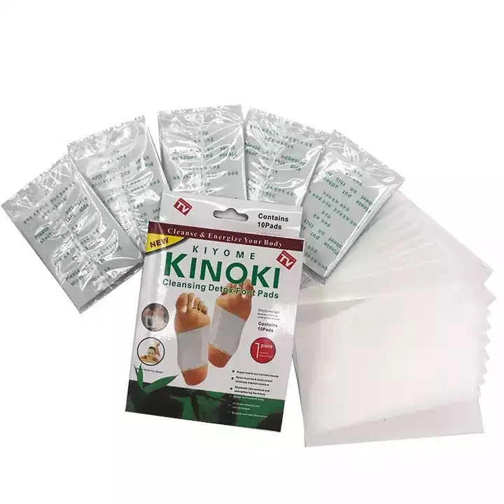 थोक स्लिमिंग उत्पाद Kinoki सोने Detox फुट पैड गर्म बिक्री उत्पादों थोक Detox पैर पैच