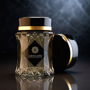 Tarro de madera para cosméticos de 10 ml, tarros y botellas de vidrio ámbar para velas con tapa - Product Image 3