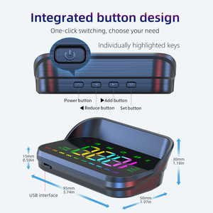 <span class=keywords><strong>2025</strong></span> New GPS HUD HEAD-up hiển thị M23 tự động thiết bị điện tử HUD máy chiếu hiển thị kỹ thuật số xe công tơ mét cho tất cả các xe - Product Image 5