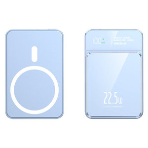 Banco de Energía Magnético de 10000 mAh, Carcasa de PC+ABS, Cinco Colores Disponibles, Cables Integrados, Carga Inalámbrica de 15 W - Product Image 6
