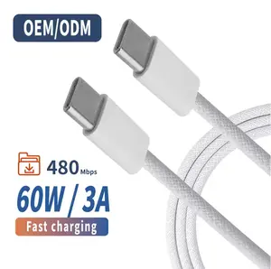OEM asli MFI USB A kabel PVC dukungan 2,4 A MFI bersertifikat kabel