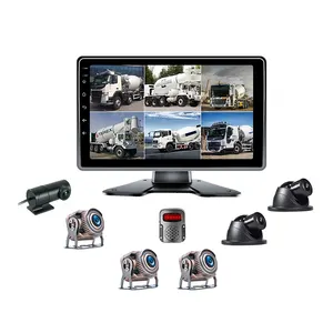 10.1 inch 6 channel AHD 1080P 2.5D touch screen video recording system