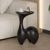Table d'appoint sculpturale en forme de lapin |   Table basse de style crème moderne en gros pour canapé et salon