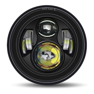 Phares de moto LED laser ronds de 7 pouces, phares LED automobiles pour accessoires de voiture, accessoires intérieurs - Product Image 6