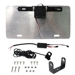 Nouveau modèle 2026 USA Porte-<span class=keywords><strong>plaque</strong></span> de <span class=keywords><strong>moto</strong></span> télécommandé à bascule 177mm * 100mm - Product Image 1