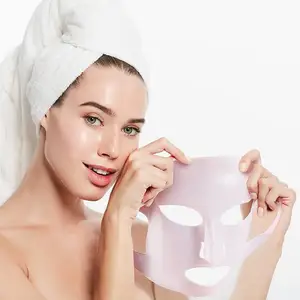 Supporto per maschera facciale in Silicone riutilizzabile per maschere in fogli copertura per maschera facciale idratante per prevenire l'evaporazione strumento per il viso di bellezza