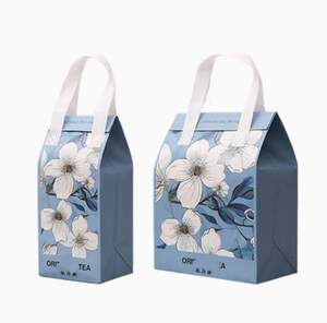 Sac isotherme non tissé personnalisé écologique doublé de papier aluminium pour restaurant - Product Image 4