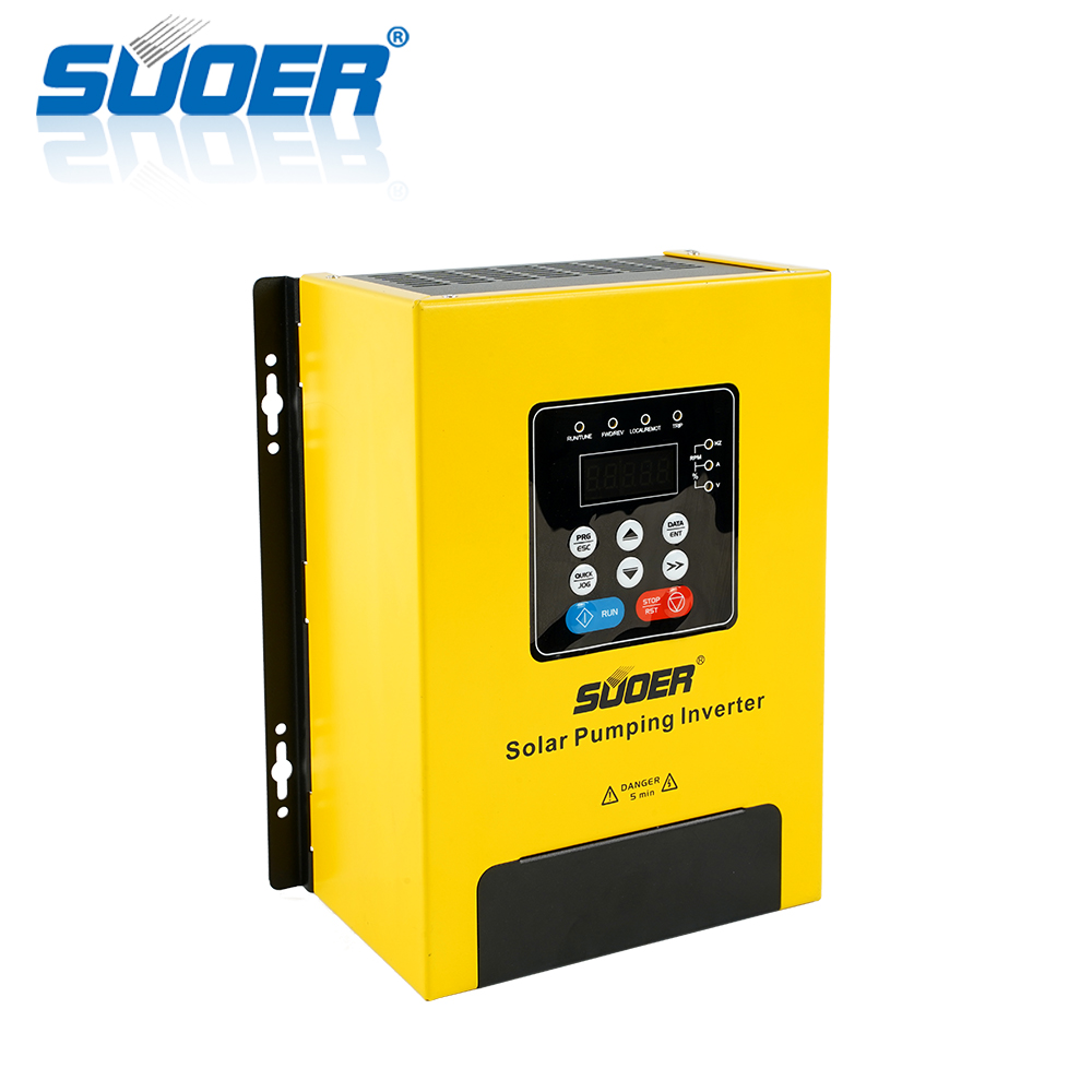 Suoer high quality 220v 2.2kw 3hp solar water pump inverter with load test