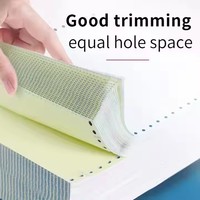 Vente en gros impression continue par ordinateur rame 60gsm Ncr papier autocopiant 4 plis NCR formulaire de facture de commande de vente en continu autocopiant