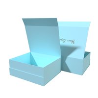Caja Magnética Rígida de Cartón Negro de Lujo con Logotipo Personalizado, Caja Magnética para Cosméticos y Aparatos Dentales con Inserto de Espuma