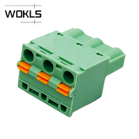 Borne de connexion PCB enfichable à ressort, pas de 7,62 mm, type femelle, compatible avec les bornes GMSTB, référence FPS2.5-762-00, pour câbles de 2,5 mm²
