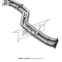 Échappement Catback BSK pour BMW 335/335i E90/E92/E93 N54 3.0T 2009-2013 Voiture de course Tuyau SS304 Silencieux Système d'échappement Valvetronic