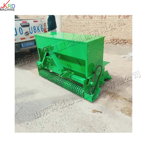 Maceta de empuje manual de semillas de césped de gránulos pequeños con rodillo para plantar uniformemente Venta de maceta de semillas de hierba de tracción de tractor - Product Image 4