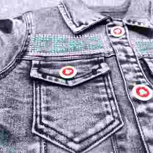 Conjuntos de Ropa de Boutique para Niñas de Diseño Profesional, Traje de Mezclilla para Niñas, Verano 2022 - Product Image 5