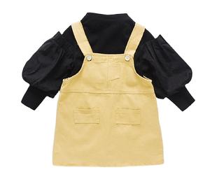 Ropa de Otoño para Bebés, Vestidos para Niñas, Vestido Vaquero con Tirantes de Hadas, de China - Product Image 1