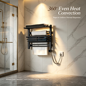 Scaldasalviette Elettrico a Filo Fisso per Bagno e Appartamento, Installazione Flessibile, Barra Riscaldante, Facile <span class=keywords><strong>da</strong></span> Montare <span class=keywords><strong>Fai</strong></span>-<span class=keywords><strong>da</strong></span>-<span class=keywords><strong>te</strong></span> - Product Image 1