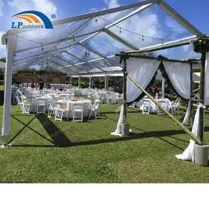 400 posti di lusso trasparente PVC tendone celebrazione di nozze tenda per il noleggio evento